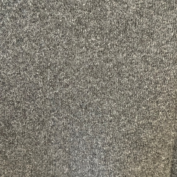 LAURIE B Grey Pullover with Ivory Roll Down Neck & Sleeves Size M - Picture 5 of 7